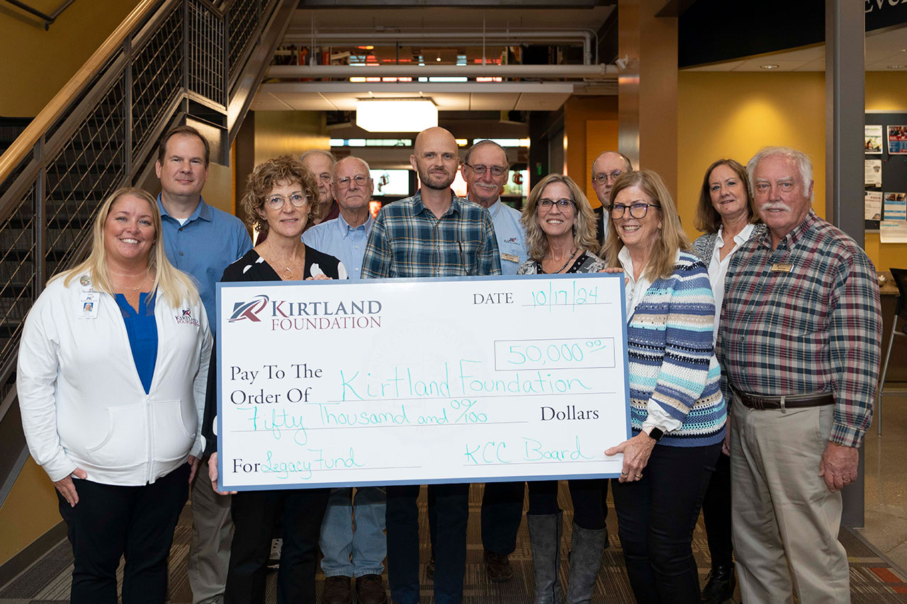 Legacy Fund Check Group Photo