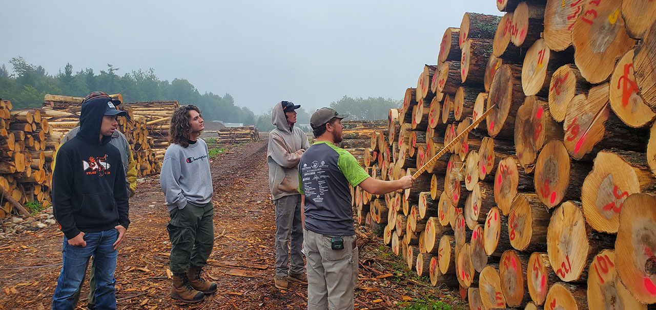 Students in the IAT Forestry Certificate program