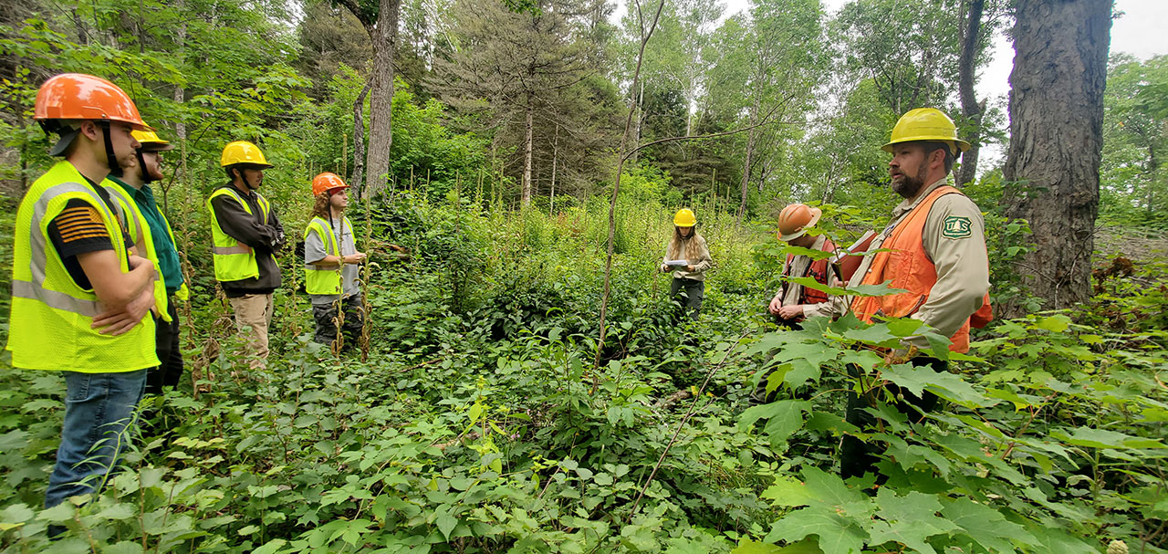 Students in the IAT Forestry Certificate program